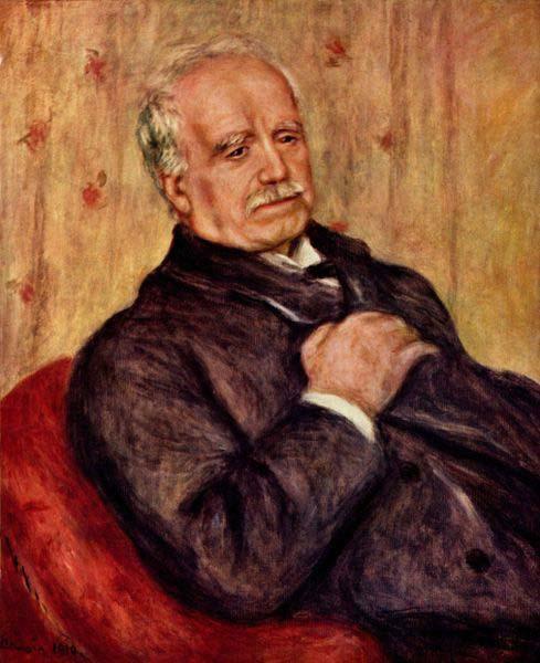 Pierre-Auguste Renoir Portrait of Paul Durand Ruel, Sweden oil painting art